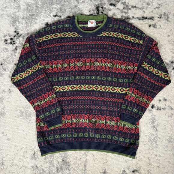 Vintage Stefanel Made in Italy Heavy Cotton Sweater - Picture 3 of 5